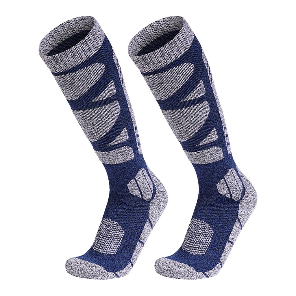 Knee High Winter Ski Socks Warm Breathable Sweat Wicking Mountaineering Socks for Men