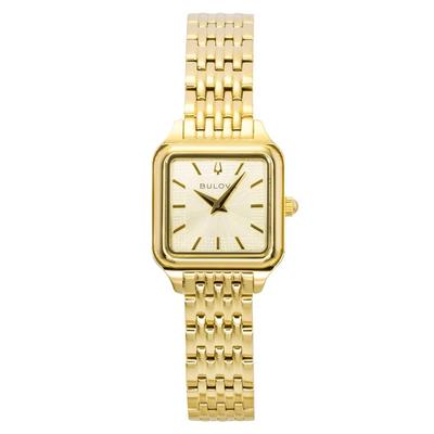 Sutton Square Goldfarben Edelstahl Gold Zifferblatt Quarz 97L191 Damenuhr