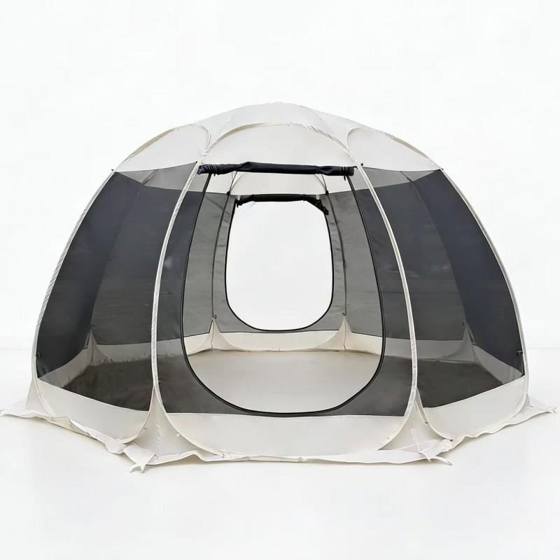 Quick Setup Mesh Canopy Tent Outdoor Camping Picnic Shade Mosquito Protection 4-8 Person Portable Dome Shelter