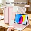 Case for iPad A16/A19 11 Inch /, Wireless Bluetooth Keyboard Case for iPad 10th 10.9 Inch , for iPad Smart Stand Cov