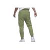 Jordan Essentials Solid Casual Joggers With Cuff Knit And Fleece Men Bottoms Light-Olive-Yellow FJ7780-340