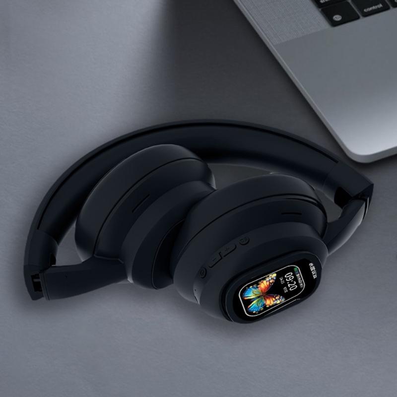 KI-Übersetzung Bluetooth-kompatible Kopfhörer Echtzeit-Anzeige für mehrsprachige Kommunikation Over-Ear-Headsets