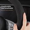 Mercedes Benz A B C E V R S Class Sprinter Vito CLA CLS ML GLA GLB GLC GLK GLS SLK Car Carbon Fiber Leather Steering Wheel Cover BC2