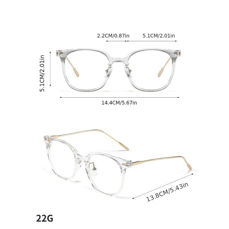 [Ultra-Light Metal Hinge Travel Glasses] Ultra-Light Blue Light Blocking Glasses