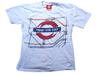 Vintage Mind The Gap London Underground T-shirt Authentic Sz L White Subway
