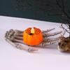 LED Halloween Pumpkin Lantern - Ghost Festival Decoration, Electronic Candle Lamp, Luminous Night Light.