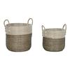 Set of Storage Baskets - Home ESPRIT - 2 Pieces - Multicoloured - 44x44x49 Cm - Natural - For Shelves
