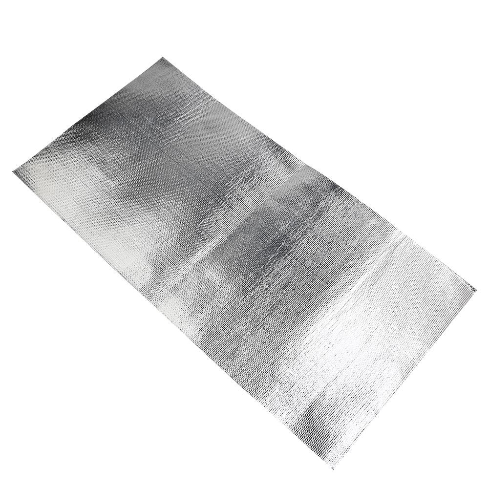 25x50cm Αυτοκίνητο Φιλμ Προστασίας από Θερμότητα R Αυτοκίνητο Φτερό Θερμική Ηχομονωτική Τάπα Αυτοκίνητο Θερμοασπίδα Μόνωση Κινητήρας Φιλμ Περίβλημα