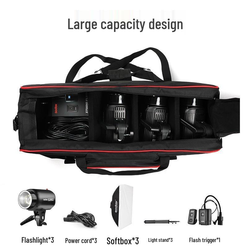 Photography Light Kit Bag CB05: Portable Handheld Storage for Light Stand