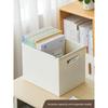 Folder Test Paper Storage Box Office Supplies Plastic Material Storage Box Desktop Shelf Hanaper Foldable