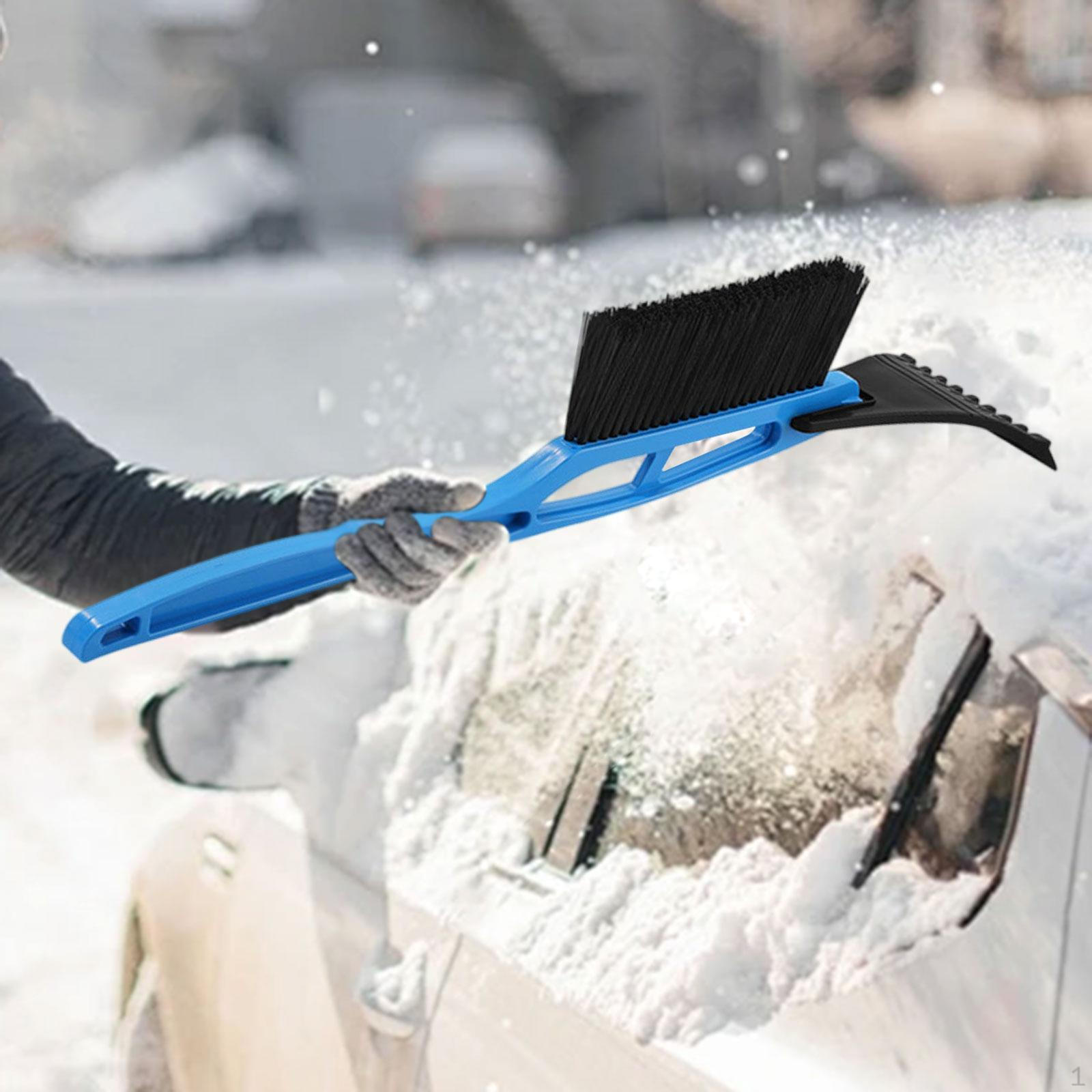 Snow Brush and Ice Scrape Removal Compact 2 in 1 for Automobile SUV Windshield Window Vehicles
