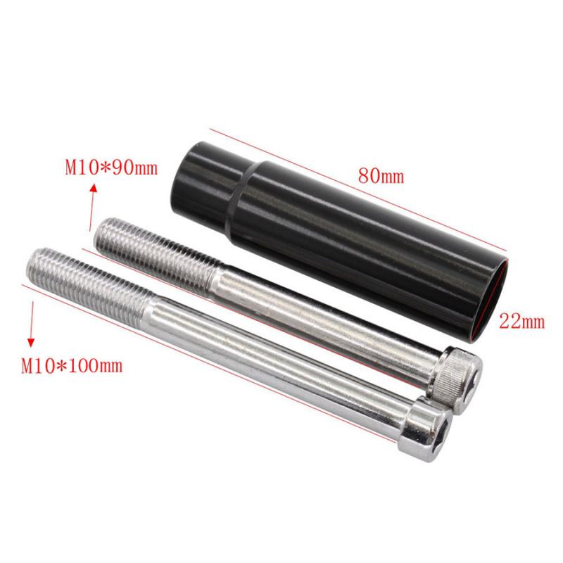 2 Sets Motorcycle Gps Steering Rack Expander For Kawasaki Ninja 6501000 Ninja Support H2Sx Z1000Sx Gtr1400 Black