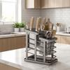 Carbon Steel Countertop Cutter Holder Space Saving Chopstick Cage Cutlery Holder  Kitchenware