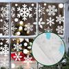 Christmas Window Sticker Xmas Glass Window Decor Snowman Snowflake Electrostatic Wall Sticker New Year Birthday Party Decoration