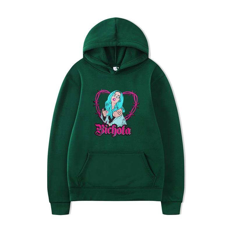 Karol G Letter Print Hoodies New Autumn Men Fashion Long Sleeve Sweatshirts Women Casual Streetwear Pullovers Sudaderas