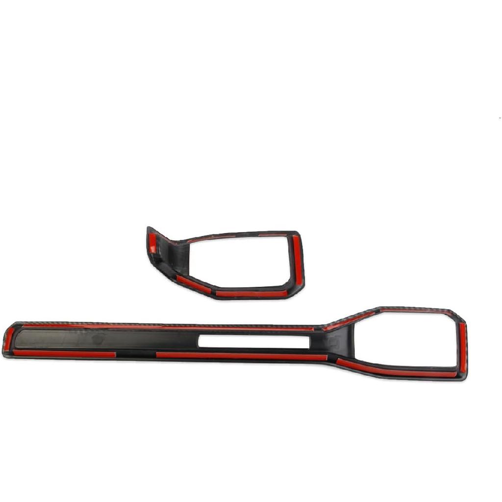 Dashboard Vent Air Outlet Cover Trim Kit Accessories for 2024-2025 Ford Mustang (carbon Fiber Style)