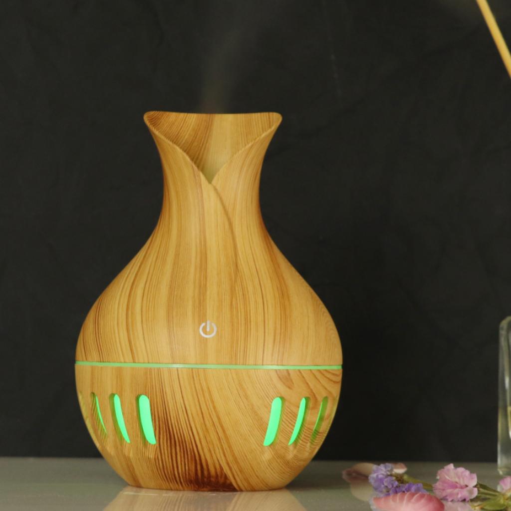 Air Humidifier Aromatherapy Diffuser Wooden 130ml