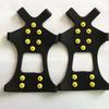 1 Pair Ice Cleats Crampons with 10 Studs Men Women Winter Outdoor Walking Ice Snow Traction Grips Non-slip Shoes Boot Spikes Grippers