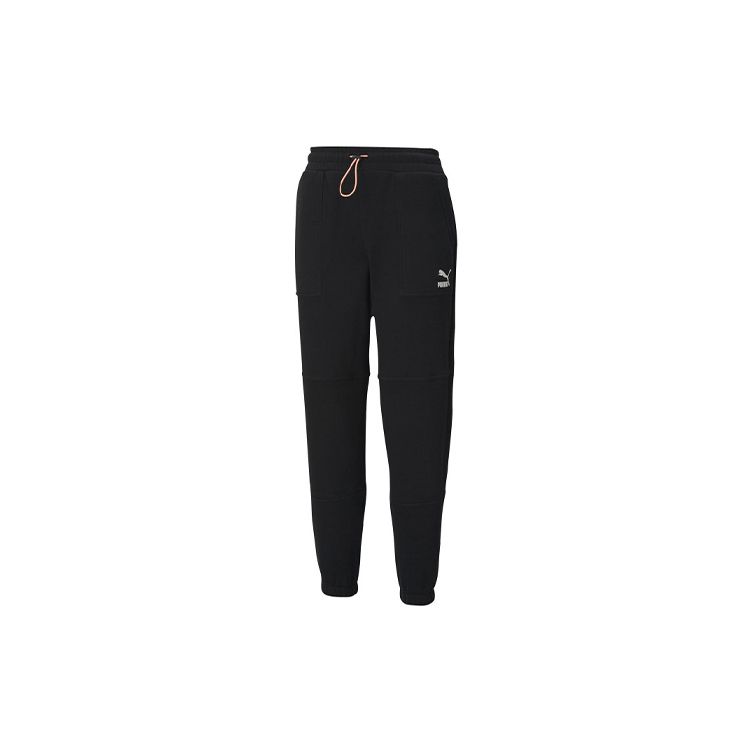 Casual Drawstring Joggers Women Bottoms Black 530302-01 Puma