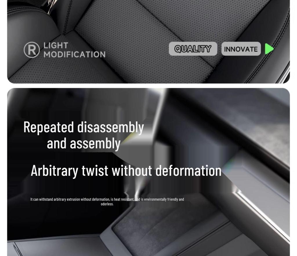 Side Protective Plates for Tesla Model 3/Y: Anti-Kick Mats for Interior Modification