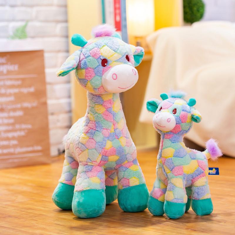 Plush Giraffe Stuffed Animal For Kids Sleep Pillow And Birthday Gift
