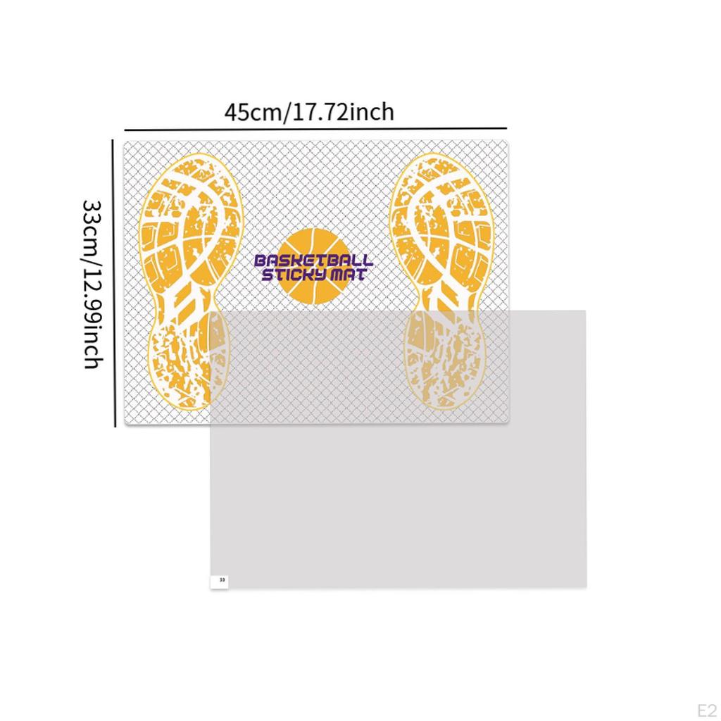 Basketball Klebematte Schuh mit Brett Ausrüstung Griffpad Bodenmatten für