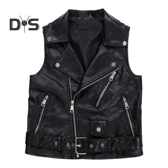 

Женский жилет, пальто из искусственной кожи, гладкая поверхность, декорированный пояс, отложной воротник, застежка-молния, без рукавов, карманы на молнии, ретро-жилет для мотоциклистов, для поездок на работу и путешествий XL чёрный