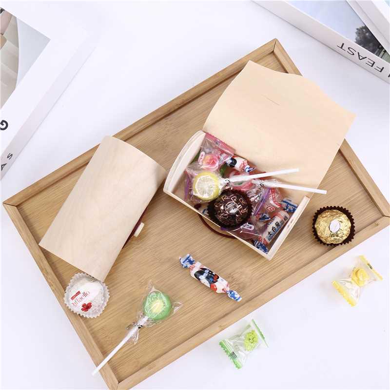 Holz Hochzeit Süßigkeiten Geschenkbox