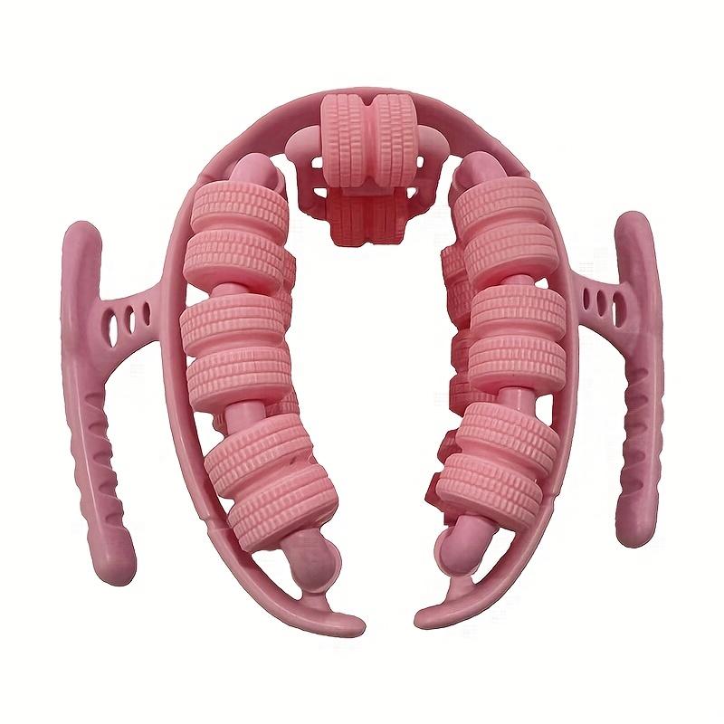 28-Wheel Annular Leg Clamp Massager with Six-Axis Floating, Double-Layer Massage Wheels for Muscle Soreness, Deep Relaxation