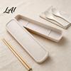 Portable Cutlery Case for Travel Small Case Utensil Storage Box Fork Compact Chopsticks Spoon Knife Lightweight Organizer Work Picnic Durable