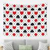 Playing Card Suits Symbols Poker Tapestry Wall Hanging Aesthetic Home Decoration Tapestries for Dorm Room