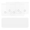 4Pcs Curtain Fixed Clips No Drilling Shower Splash Guard Shower Curtain Fasteners Windproof Water Splash Prevention Clips