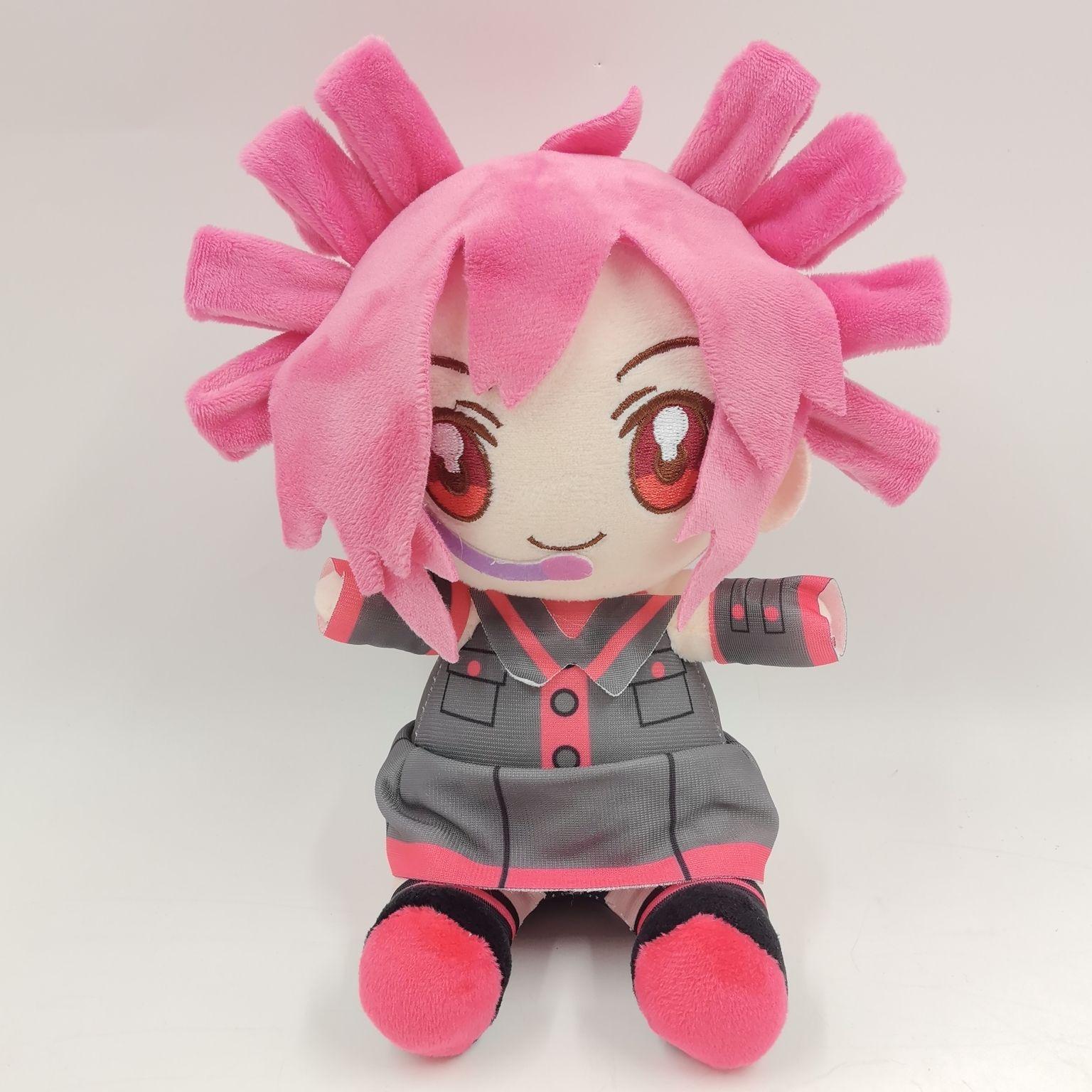 Neues Anime Kasane Teto 20cm Plüschtier Niedliches Cosplay Verkleidungs-Plüschtiere Maskottchen Stofftier 10cm Rucksackanhänger Puppe Geburtstagsgeschenk