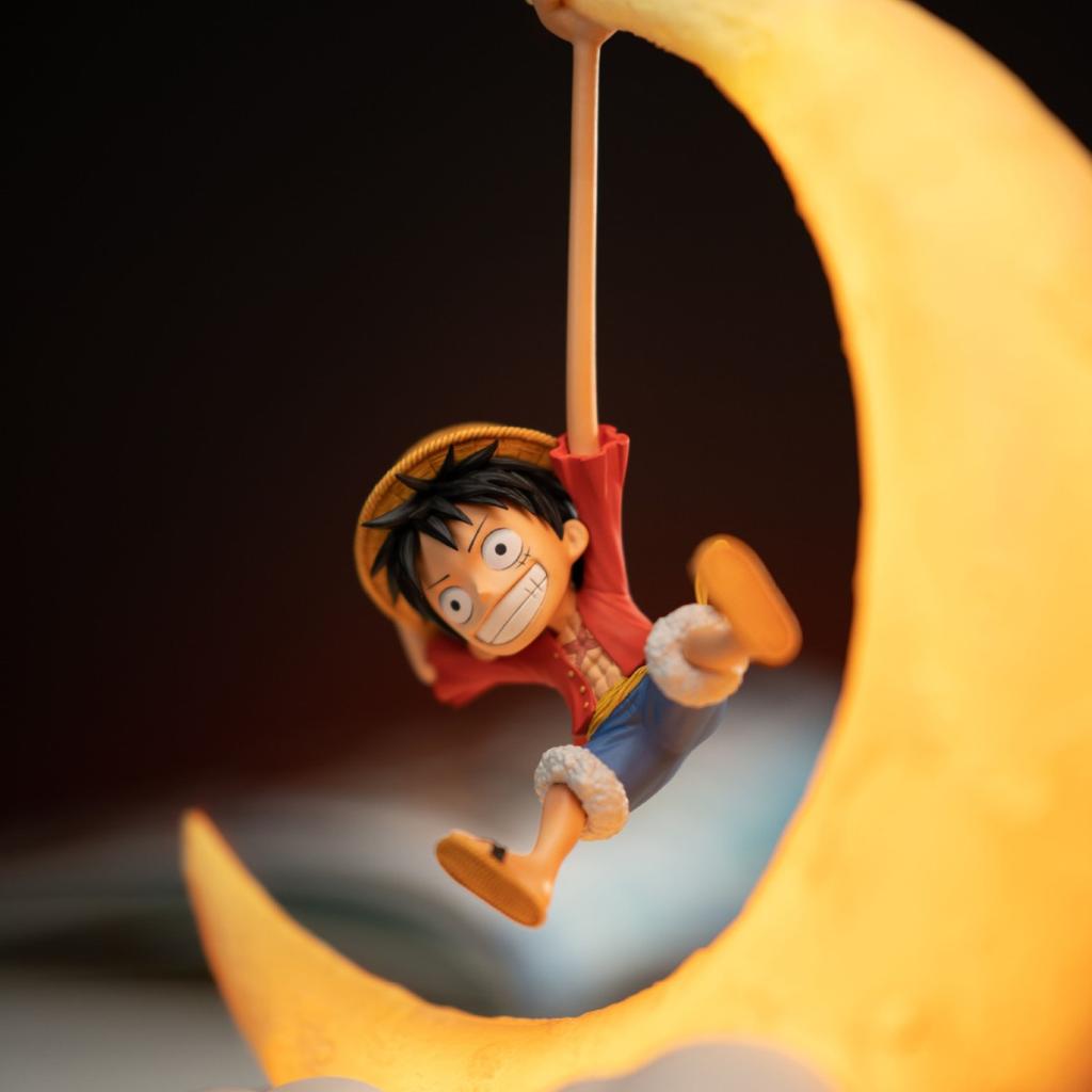 Magnetyczna Lampka Nocna Luffy Kreatywna Figurka Lampa Prezent Urodzinowy Dekoracja Anime
