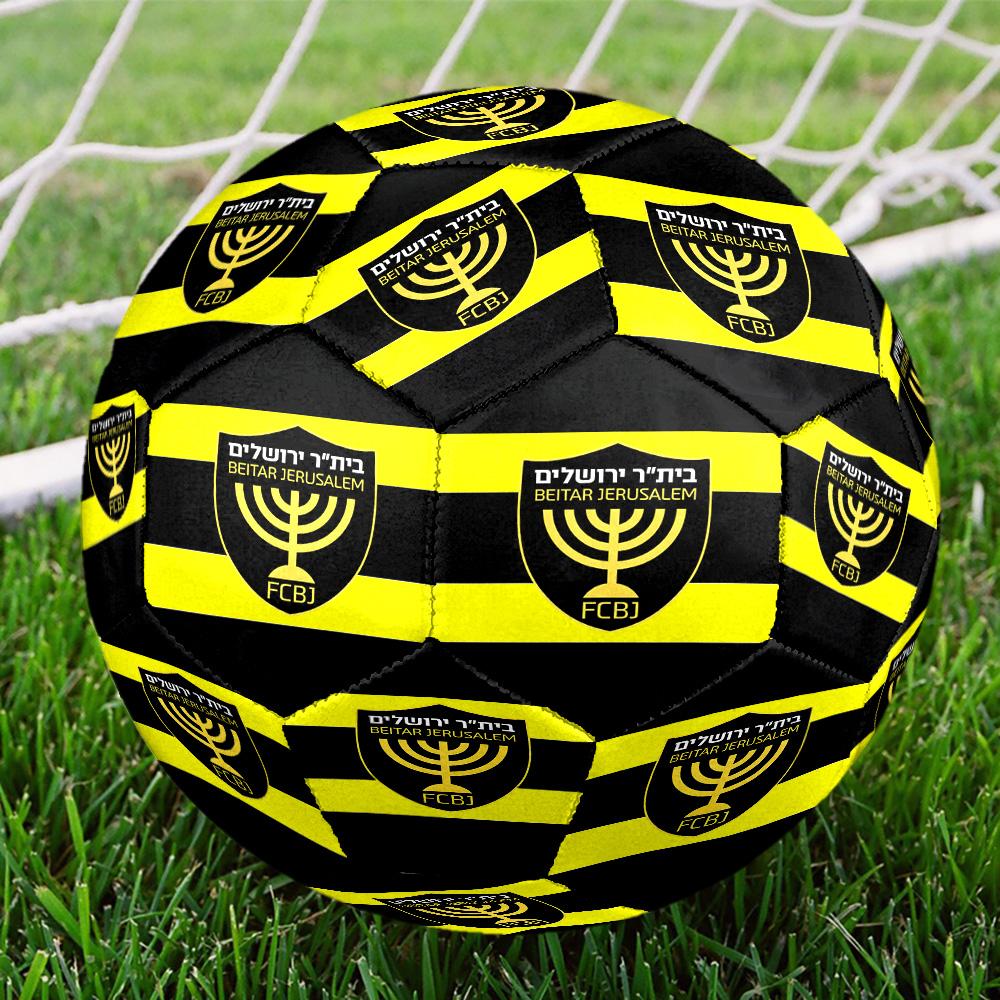 Beitar Football Club Printed Size 5 Soccer Balls, High-Quality, Anti-Slip, Protective Football, A Unique Gift , Birthdays, Christmas Gifts
