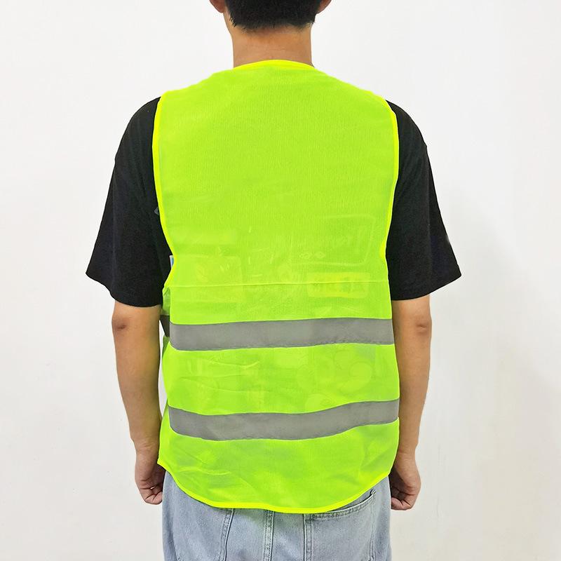 Îmbrăcăminte reflectorizantă de vară Vestă de siguranță Trafic de șantier Grădină Lucrători în salubritate Vestă reflectorizante Haine de lucru pe timp de noapte