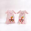 10pcs Cute Bunny Candy Box Pink Rabbit Ear Chocolate Biscuit Gifts Packaging Boxes For Happy Birthday Party Decor