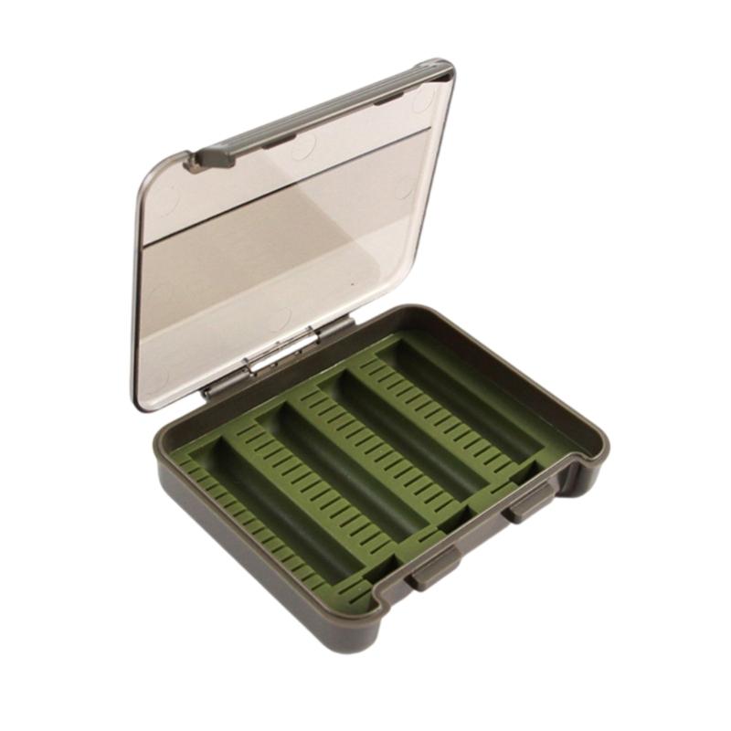 Angelkasten Aufbewahrungsbox mit Klarsichtdeckel Köderbox Universell Mehrkammer Angelköder Haken Behälter Case