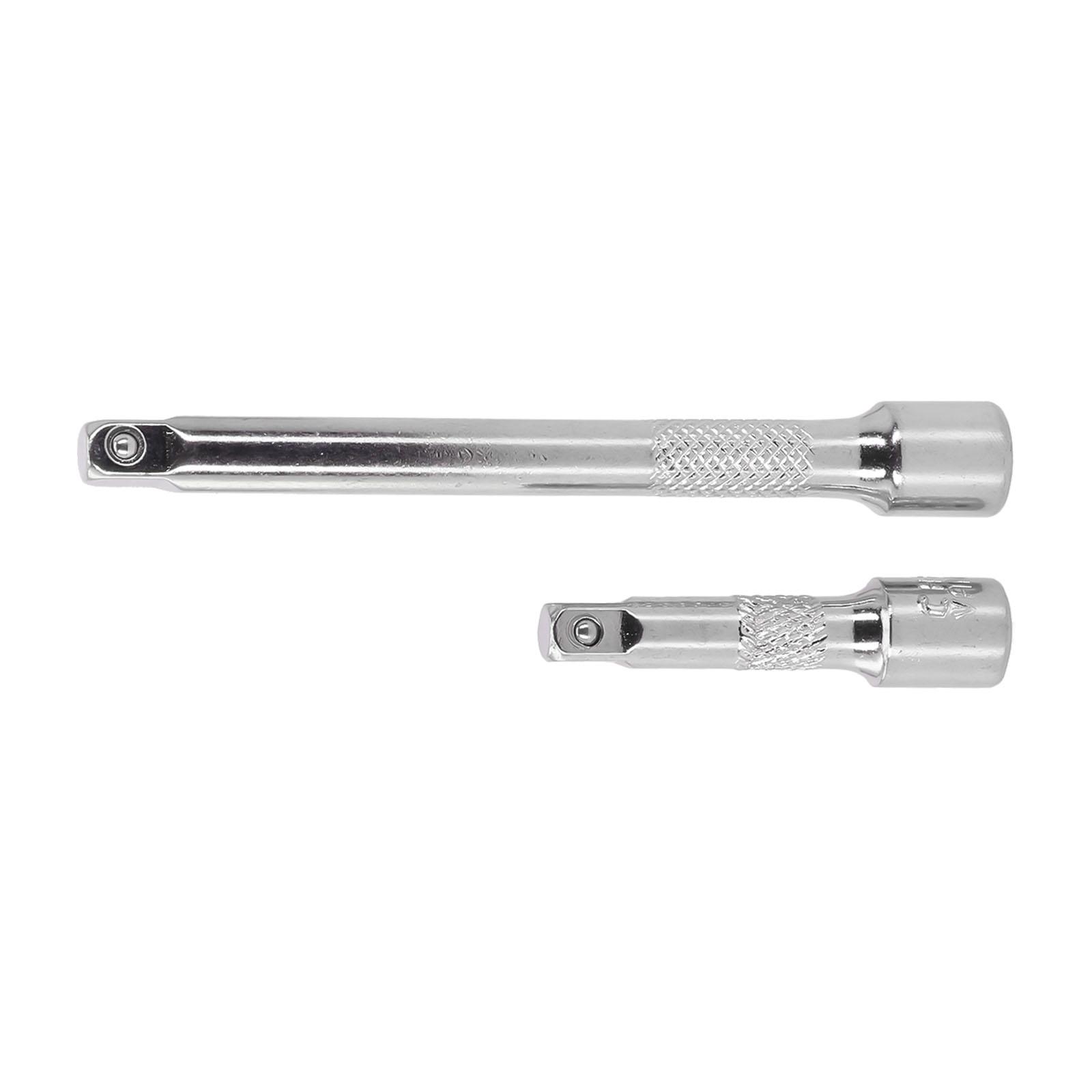 

Extension Bar Drive 1/2 3/8 1/4 150mm 3PCS Accessory Bearing Chrome Extender 1/4