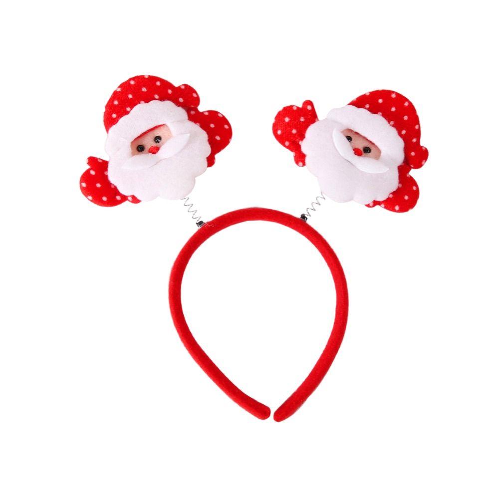 Antlers Santa Claus Elk Christmas Hair Band Fashion Hair Hoop Cartoon Headband Christmas Decoration