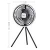 Modern Fan Light Portable And Adjustable Wireless USB Electric Fan Dual Mode Use For Home Office Travel Outdoor Camping