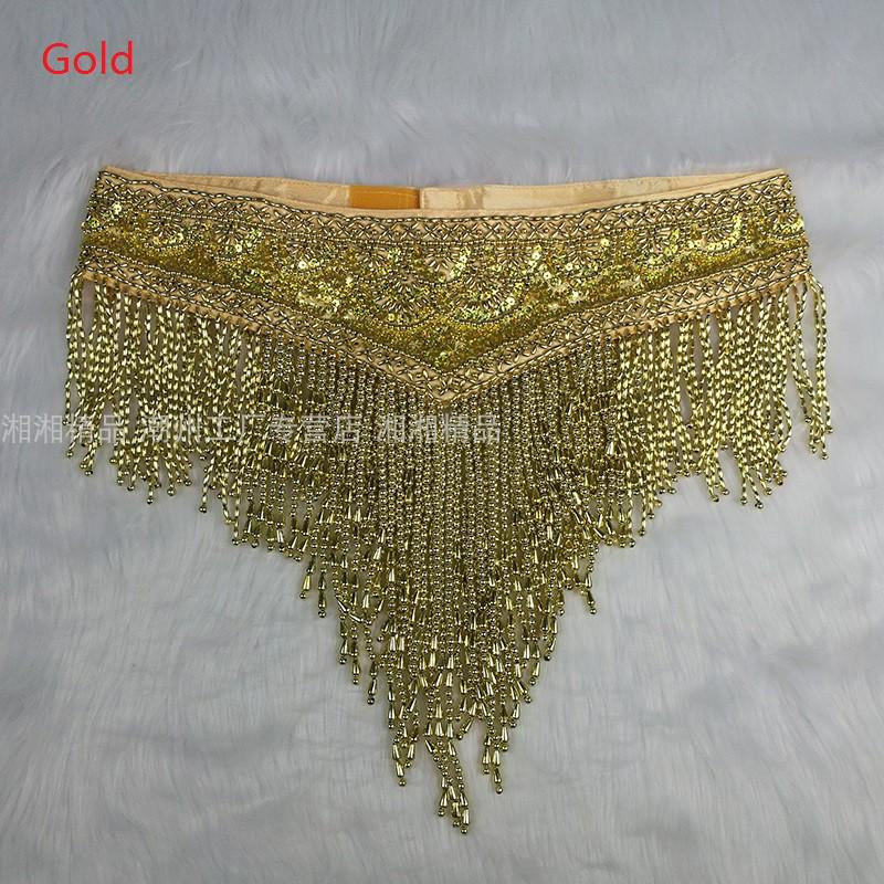 Women's Sequin Tassel Belly Dance Belt - Beginner Performance Waist Chain