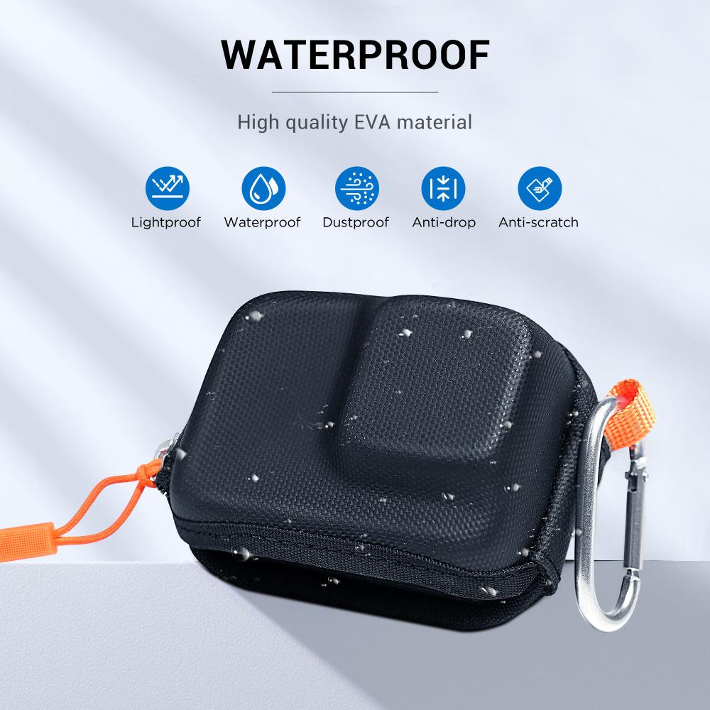 Portable Carry Case Storage Bag Moulded Precise Placement Hard Shell for Insta360Ace Pro Accessory
