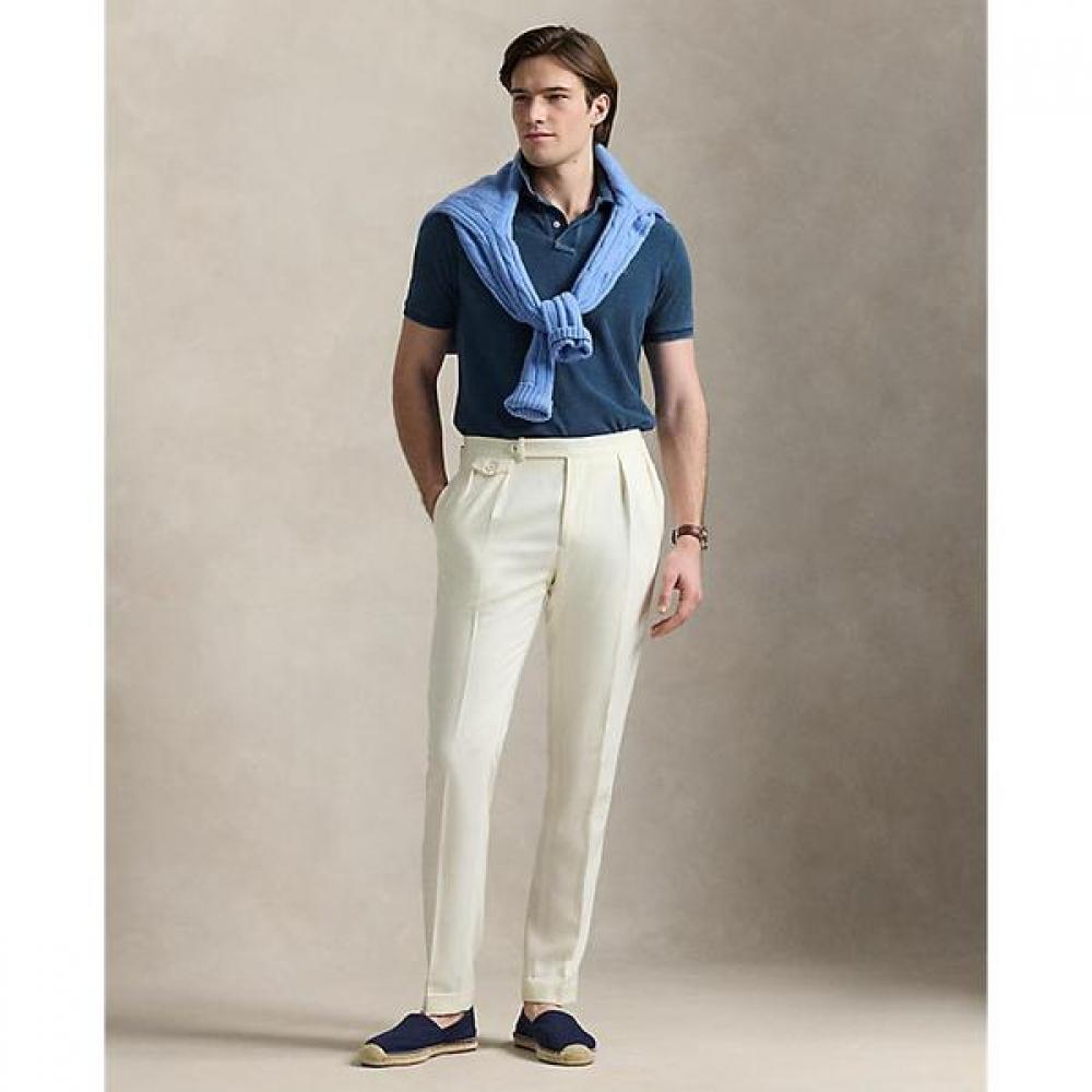 Polo Ralph Lauren Mens Custom Slim Fit Indigo Mesh Polo Shirts Mnpokni1n823237400