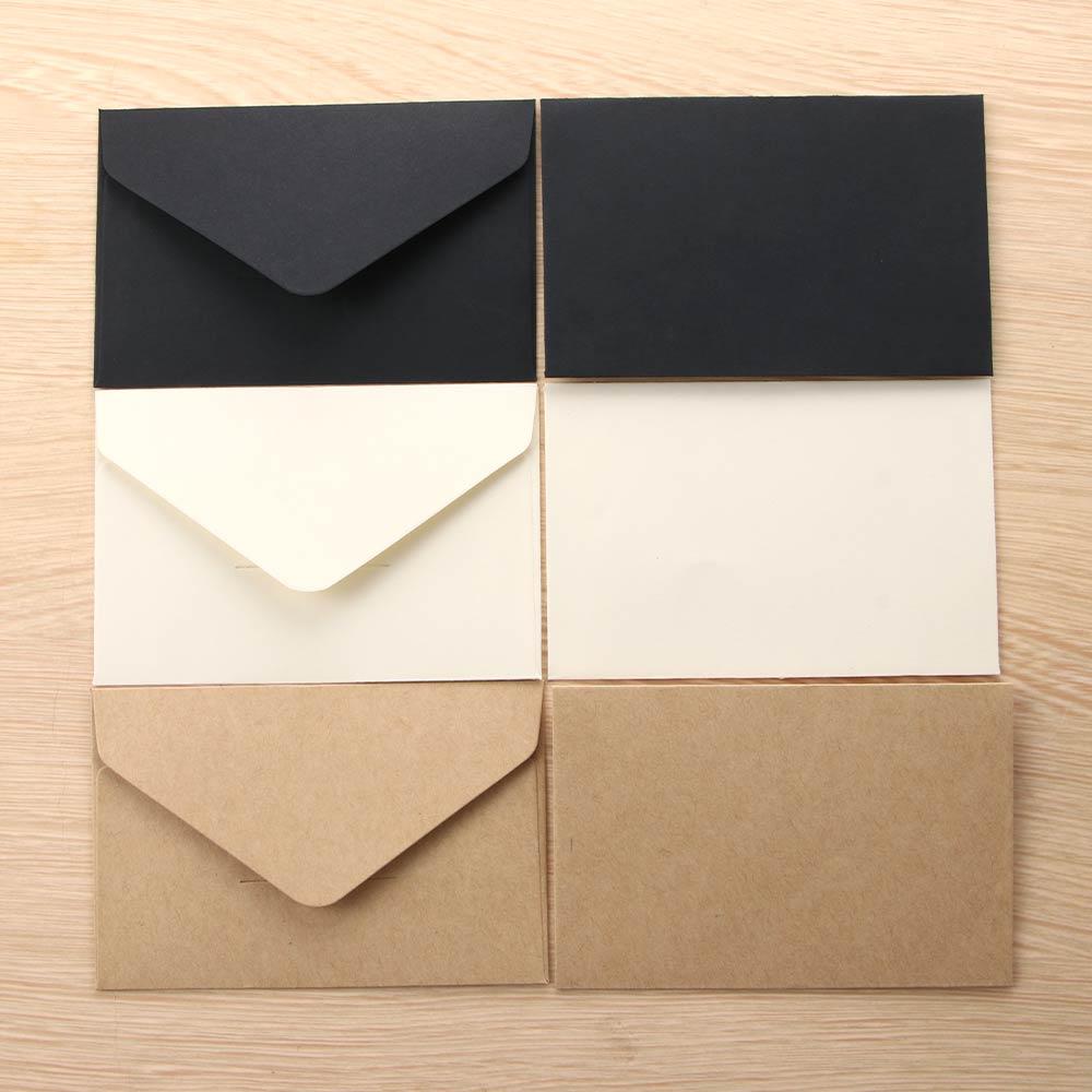 Card Kraft Paper Mini White Classical Gift Envelope Invitation Envelope For Letter Paper Envelopes