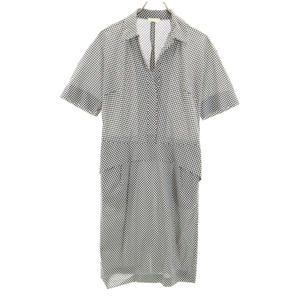 

DRIES VAN NOTEN DiamondPattern Short sleeve Open color one piece Women Used