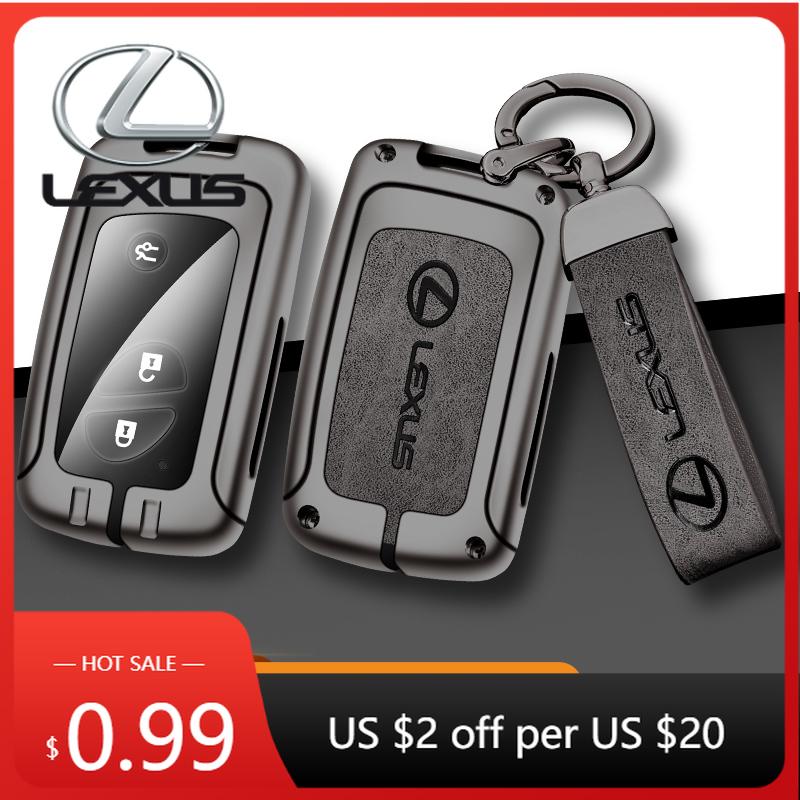 Interior Stickers Leather Car Metal Key Case Cover For Lexus CT200H GX400 GX460 IS250 IS300C RX270 ES240 ES350 LS460 GS300 450hKT6