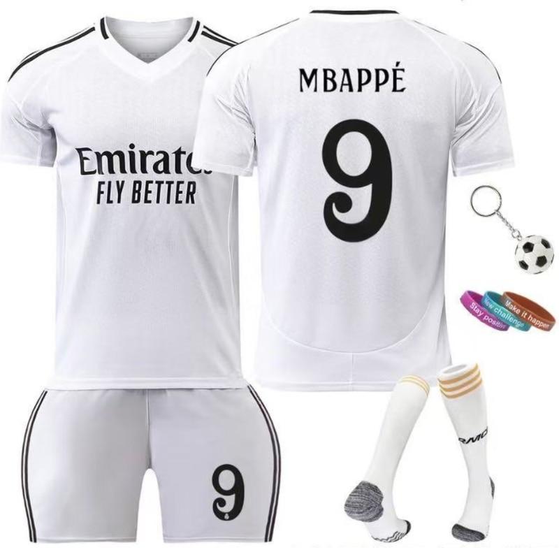 Kids Sport Gear Mbappe No.9 Real Madrid 2024/2025 Season 3 Bracelets Keychain 579454