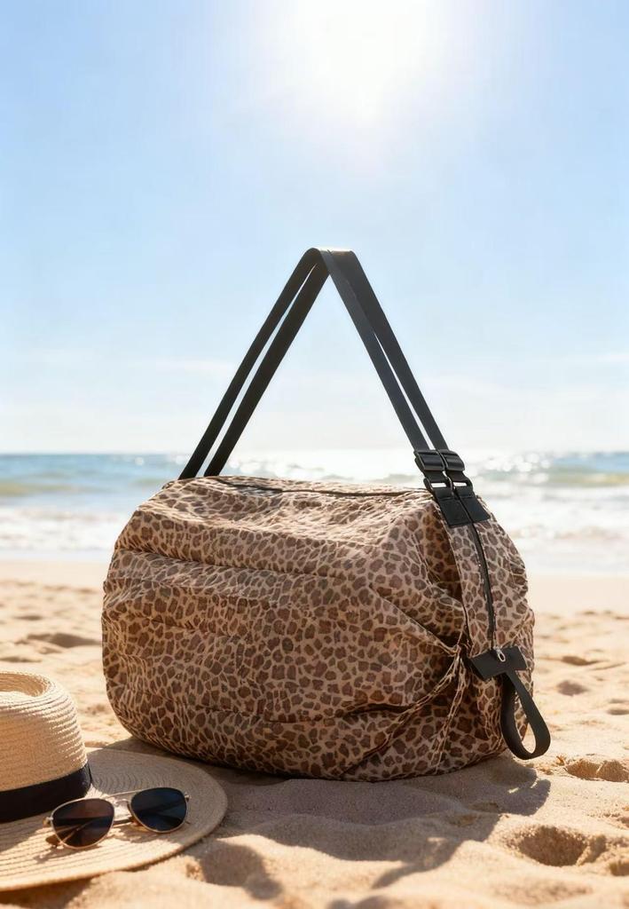 Skládací cestovní taška přes rameno v japonském stylu, ekologická