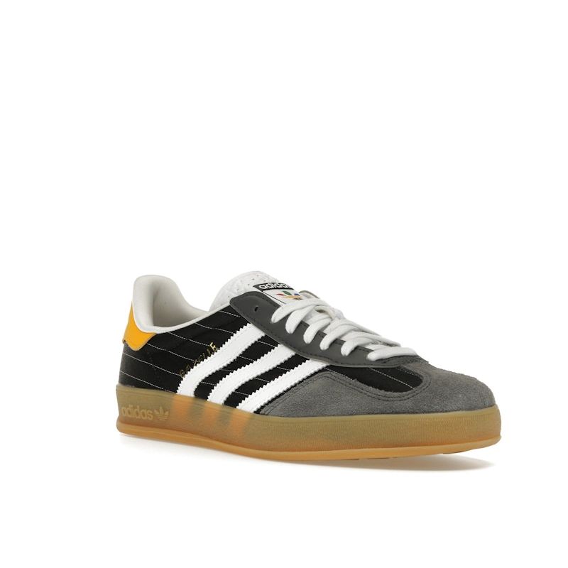 Adidas Gazelle Indoor Olympic Pack – černé unisex tenisky Bright-Blue Core-Black Gum IF9642